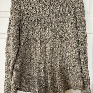 JEANNE PIERRE Women's Cable Knit Sweater - gray